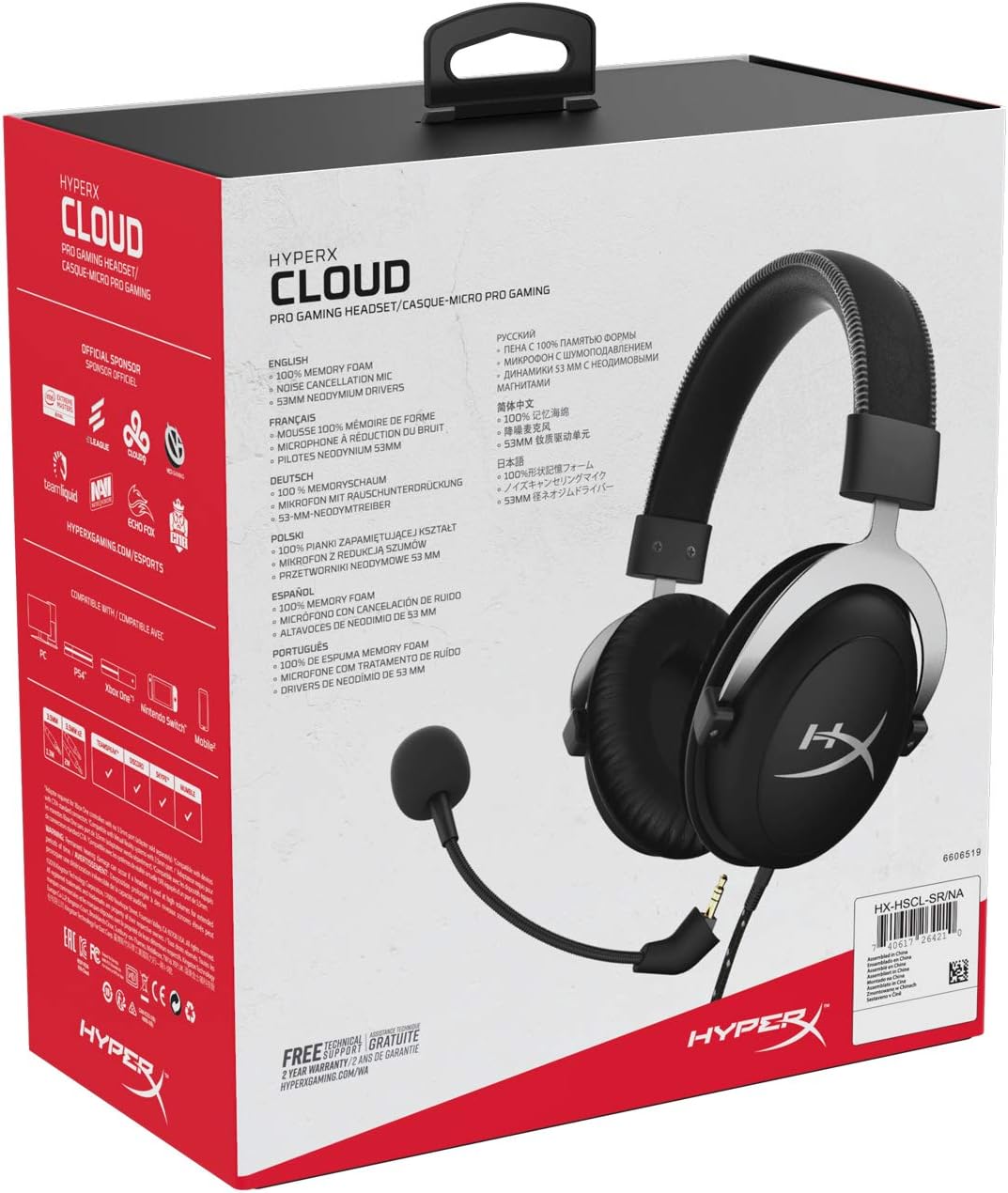 Cloud Gaming Headsets - Cloud Core, Cloud, Cloud II | HyperX