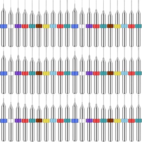 Juego de micro brocas de carburo de tungsteno, placa de circuito de impresión PCB de acero de tungsteno, flauta cnc, fresadora CNC para placa de