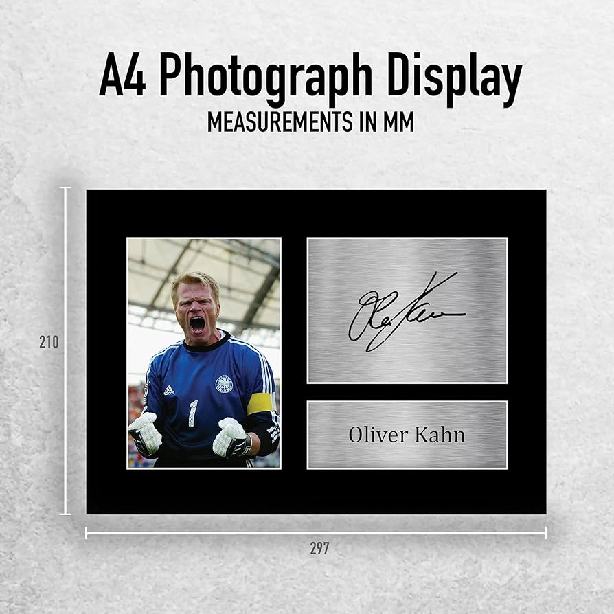 Amazon.co.jp: HWC Trading A4 オリバー・カーン ドイツ ギフト ファン