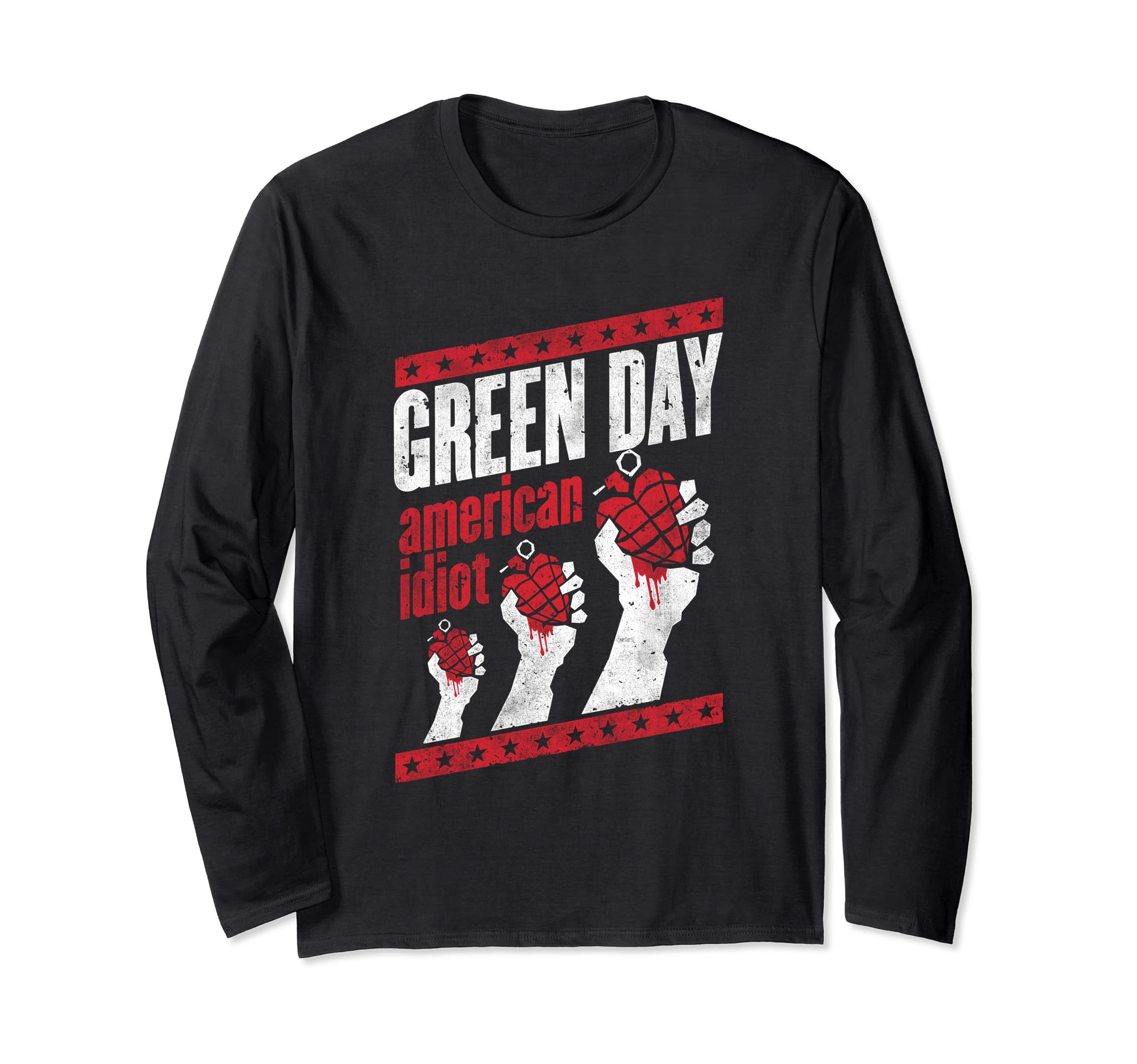 Green Day tシャツ Long Sleeve タイダイ