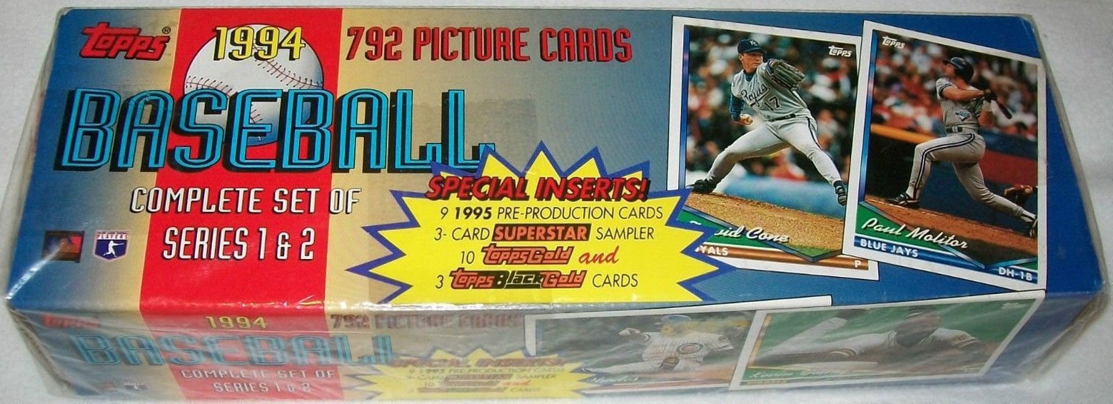 Amazon.com : MLB 1994 Topps Factory Set : Sports Related Trading