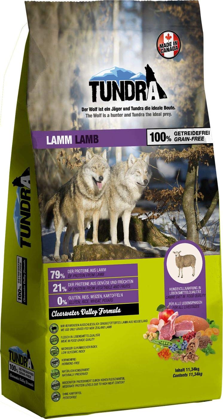 Tundra Dog Lamb 25lbs Grain-free dry Dog food