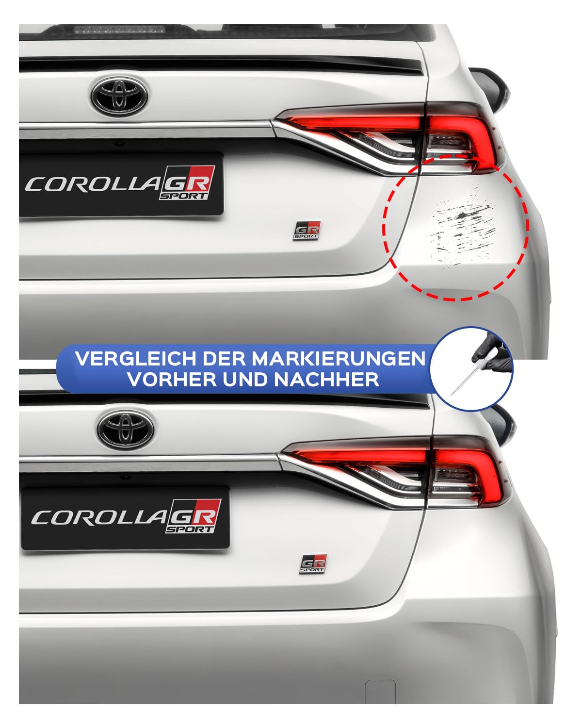 Toyota Pennarello per ritocchi Dark/Nautical Blue Metallic 8S6
