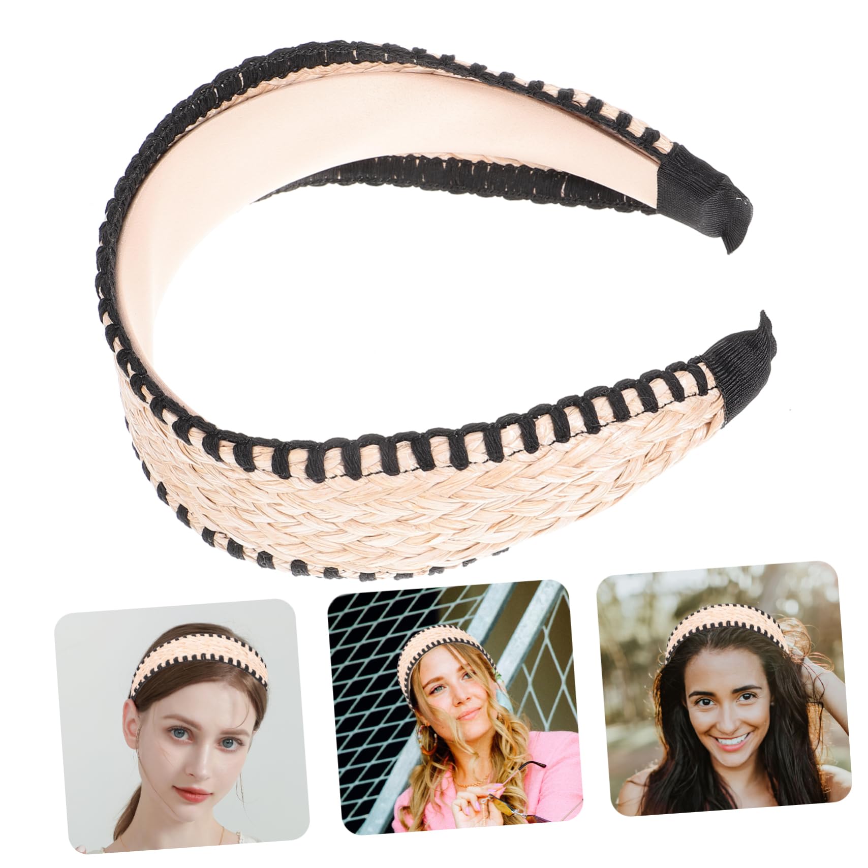 6 Pz Fasce Intrecciate Per Ragazze Estiva Fasce Per Ragazze Cerchietti Bambina Intrecciata Per Adulti a Nodo Poliestere Fiancata Accessori Da Donna