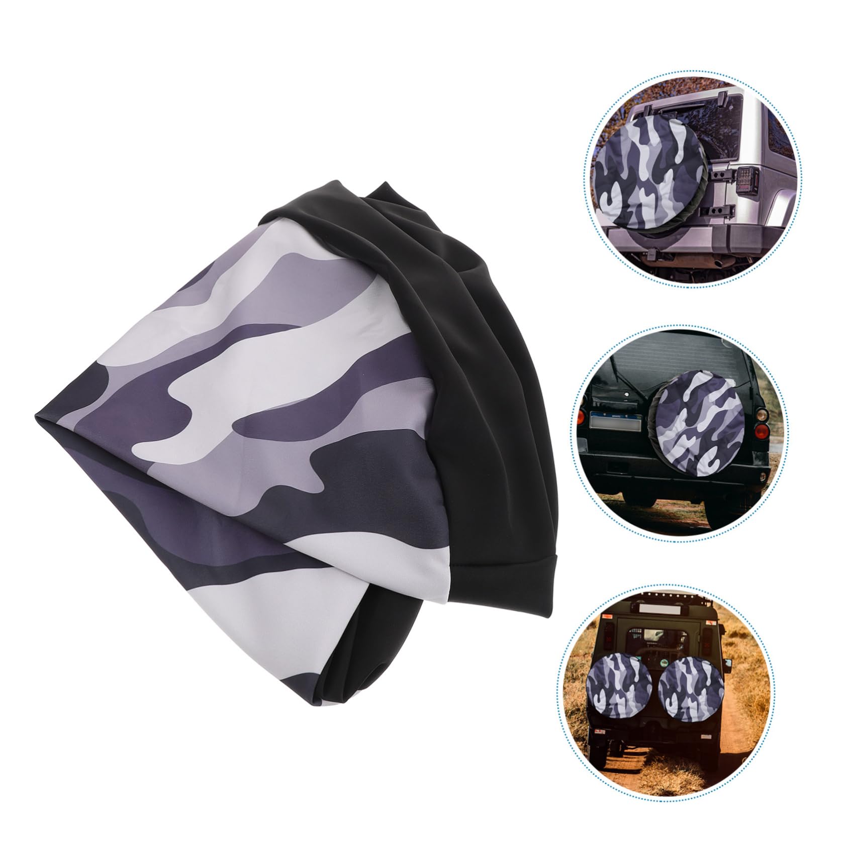 MAGICLULU Copertura Per Ruota Scorta Per Rimorchio Auto Suv Camion Roulotte Accessori Per Camper Protezione Uv e Design Mimetico