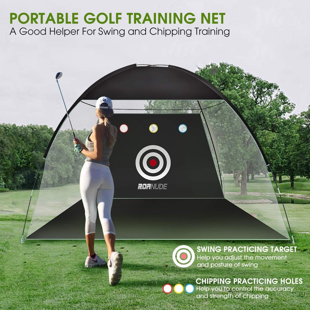 Filet De Golf Entrainement Filets De Frappe De Golf pour Aider à améliorer Les compétences de Conduite/de Frappe/de Frappe de Golf à l'intérieur/à l'extérieur/dans Le Jardin