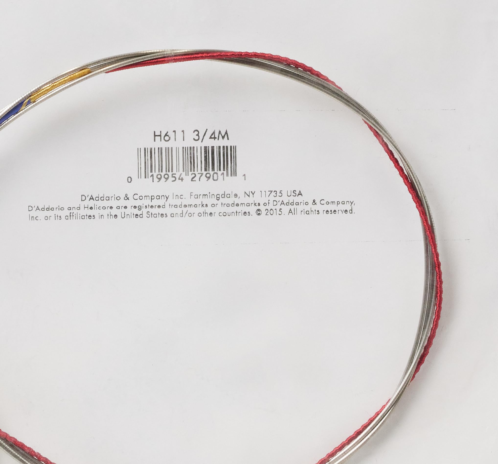 Amazon | D'Addario ダダリオ ウッドベース(コントラバス)弦 H611 3/4M