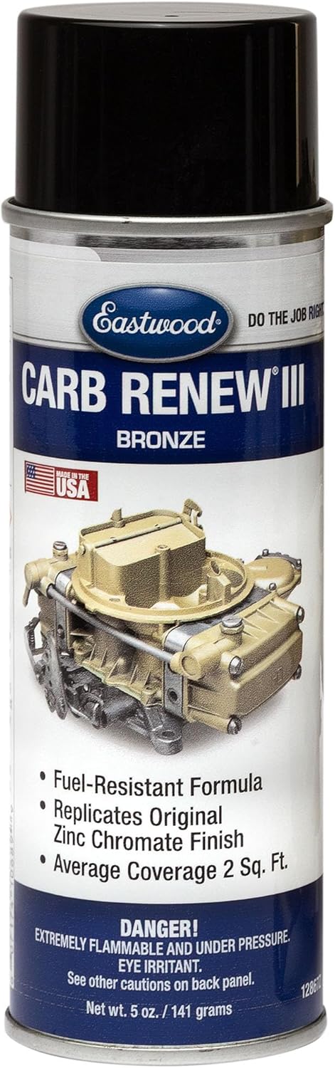 Eastwood High Fuel Heat Resistance Carburetor Renew Bronze Aerosol Spray Paint 5 Ounces