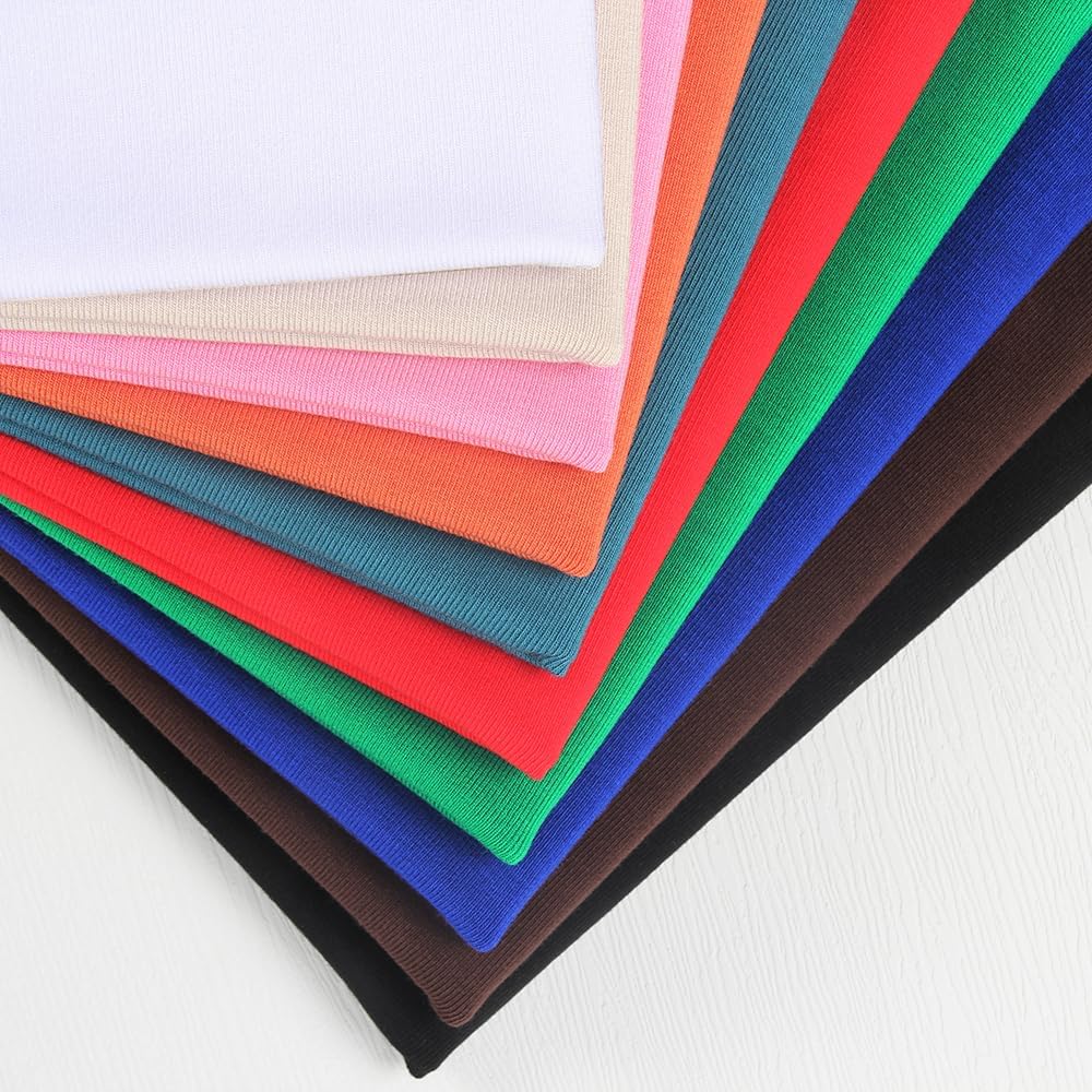 GEMBERA Womens' Stretchy Ribbed High Neck Short Sleeve Gym Workout Slim Fitted Casual Full Length Top T-Shirt - Image 6