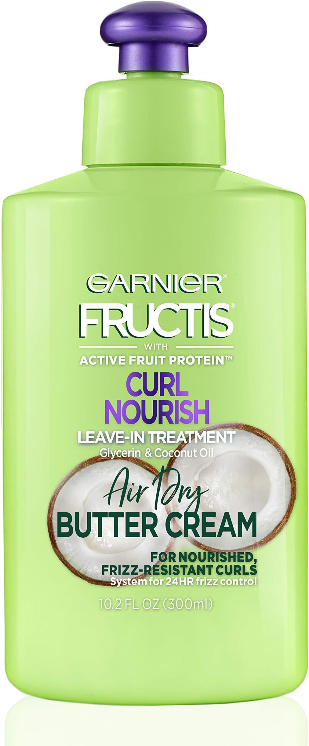 Garnier Hair Care Fructis Triple Nutrition Curl Moisture Leave-In Conditioner, 10.19 Fluid Ounce