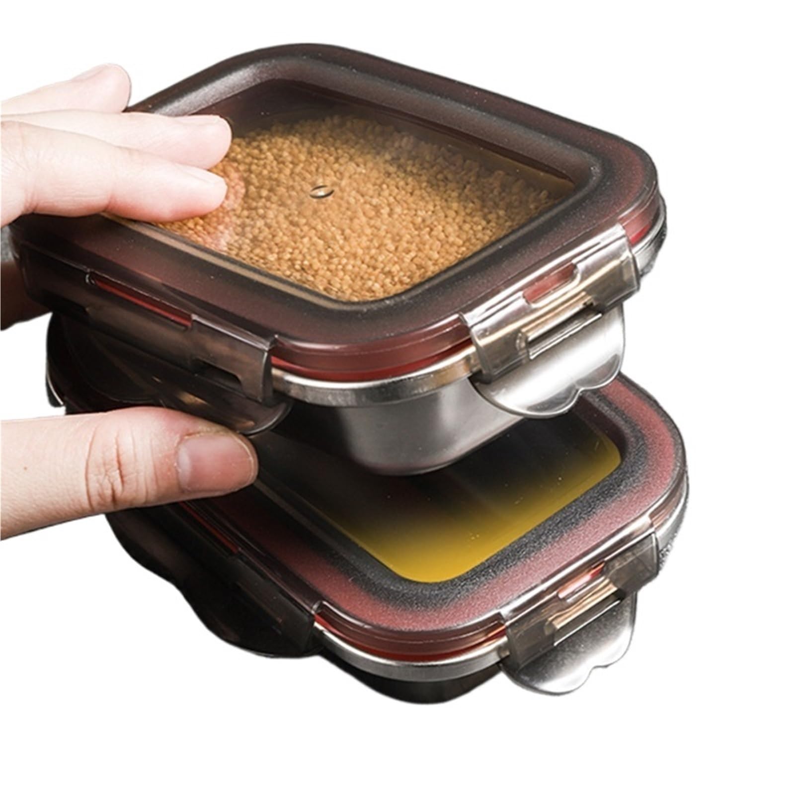 Bento Lunch Boite Boîte à déjeuner Bento étanche et hermétique for Le Voyage(600ML 1500ML)