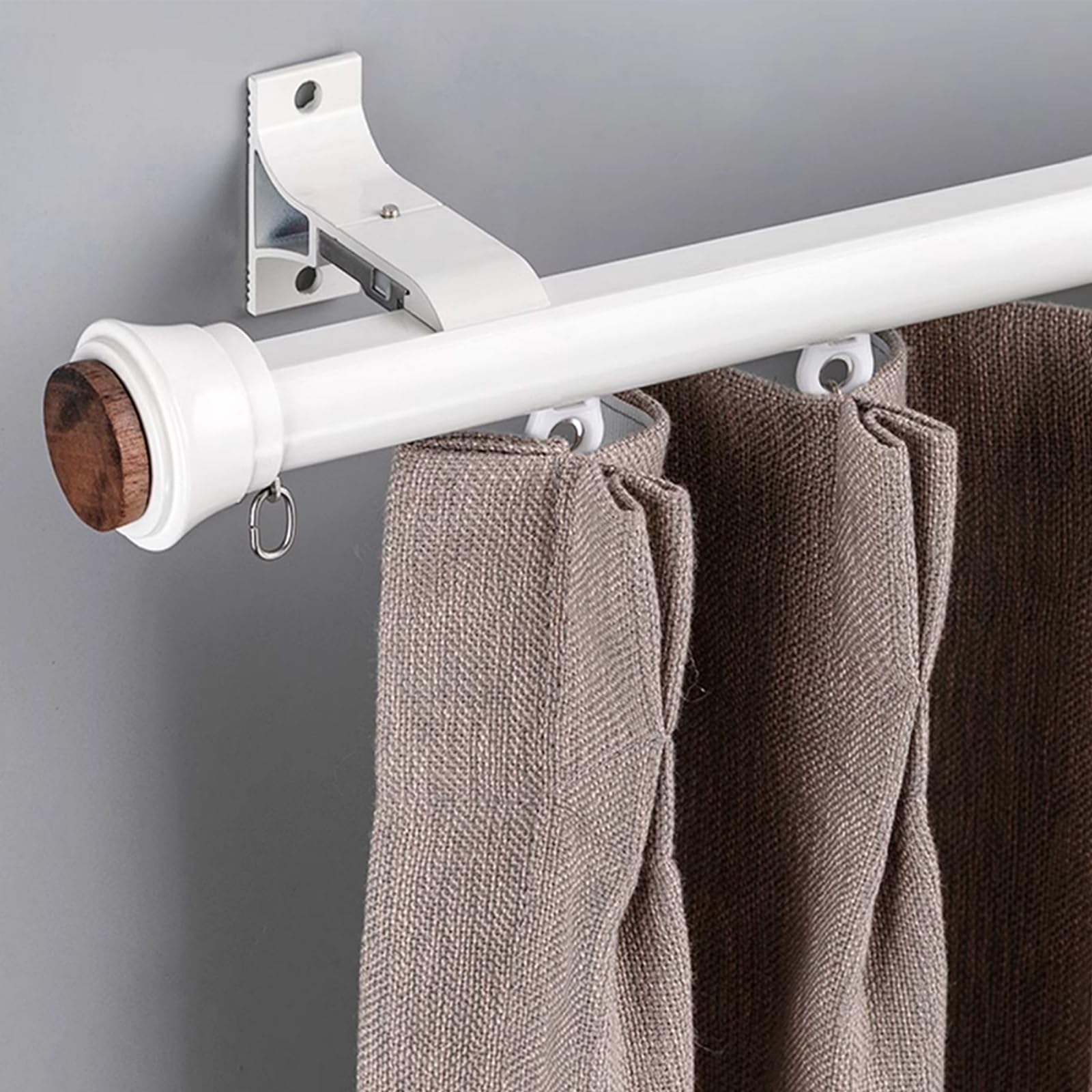Rails à rideaux robustes plafond mur pour séparation douche