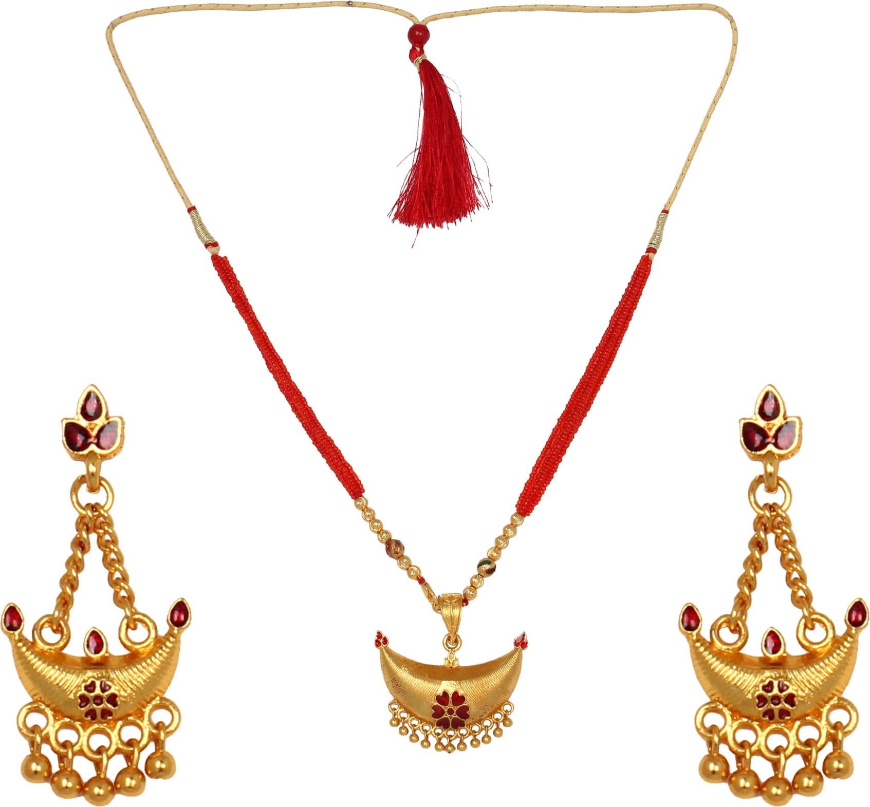 See full amazon price history chart for Daneen Jewellery Copper Gold Plated Assamese Traditional Red, Jewellery Set | Axomia Gohona Set for Women & Girls (Pack of 1) Daneen Jewellery Copper Gold Plated Assamese Traditional Red, Jewellery Set | Axomia Gohona Set for Women & Girls (Pack of 1) (B0C7LG5ZRF) Amazon Price History, Amazon Price Tracker