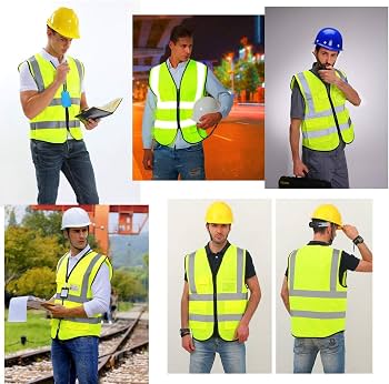 Chaleco Seguridad Hi Vis Cremallera Bolsillos Tallas S A 6xl