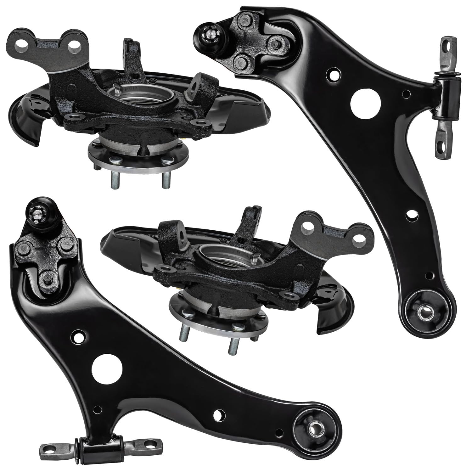 Detroit Axle - 4pc Front End Control Arms Kit for Lexus RX350 RX450h
