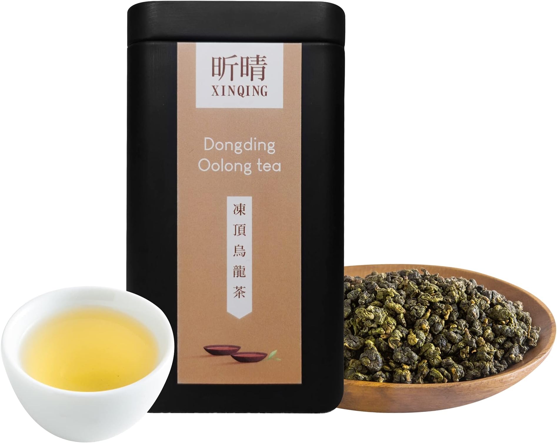 Xin Qing Dong Ding Oolong Tea Dongding Tea Taiwan High Mountain Oolong Tea Taiwan Gaoshan Ulong Tea 150g/5.3oz