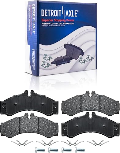 Miniatura 34 de Detroit Axle - Kit de freno trasero para Toyota Camry 2012-2017, Avalon Lexus ES300h ES350 2013-2018, repuesto de pastillas de freno de cerámica