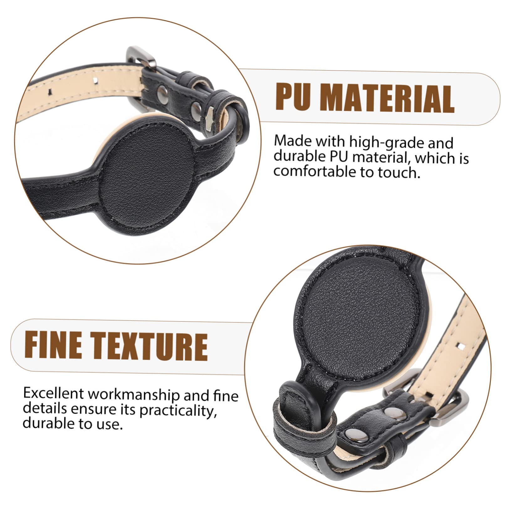 YARNOW 5piezas Collar De Protección para Gatos Diseño De Collar Paseos Material PU