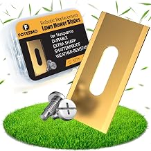 Robot Mower Blades Compatible with Husqvarna, Lawn Mower Robot Blade Compatible with Gardena, Navimow, Titanium Coated Replacement Robotic Mower Blades, 12Pcs