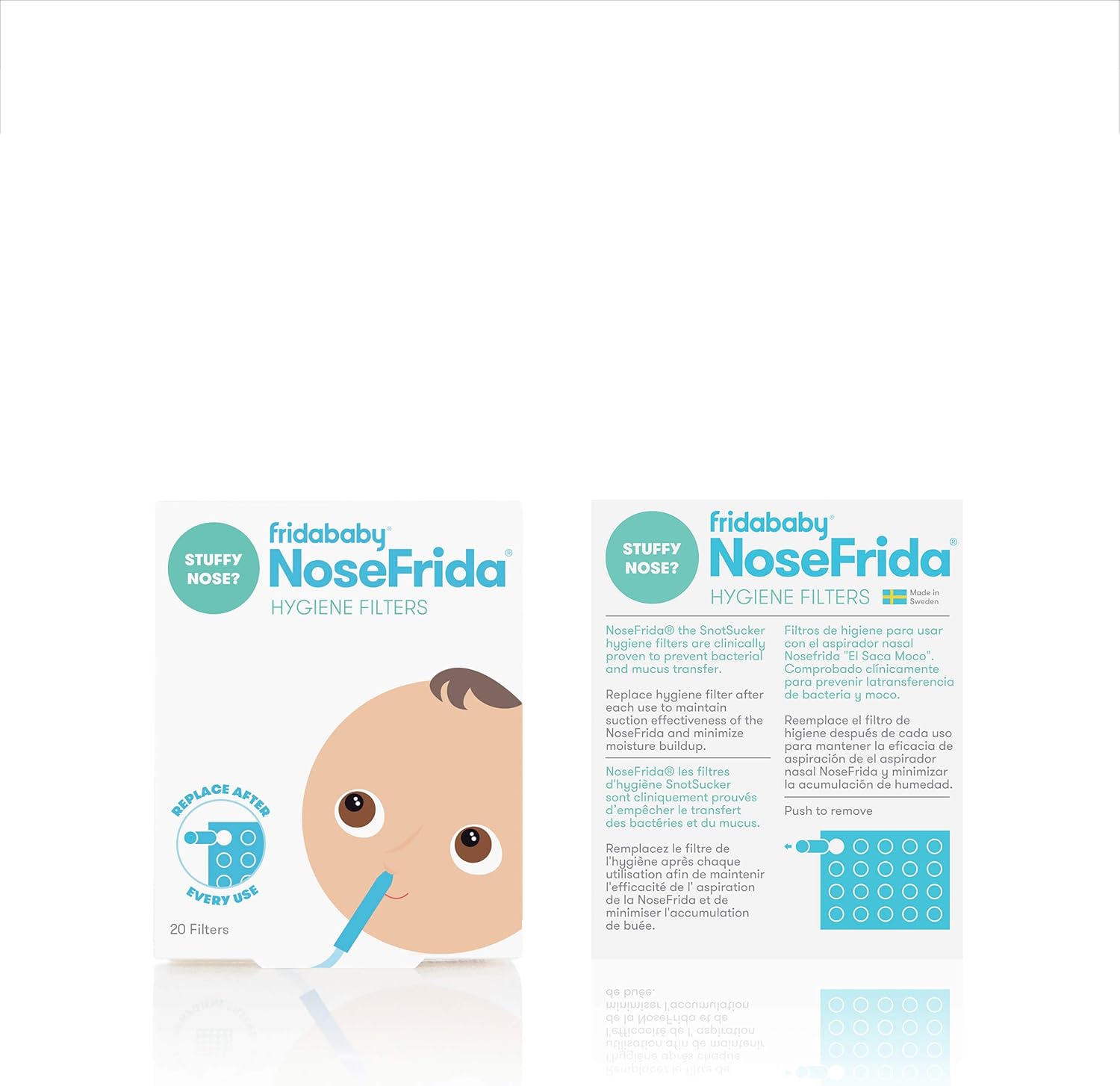 Frida Baby Nasal Aspirator 20 Hygiene Filters for NoseFrida The Snotsucker