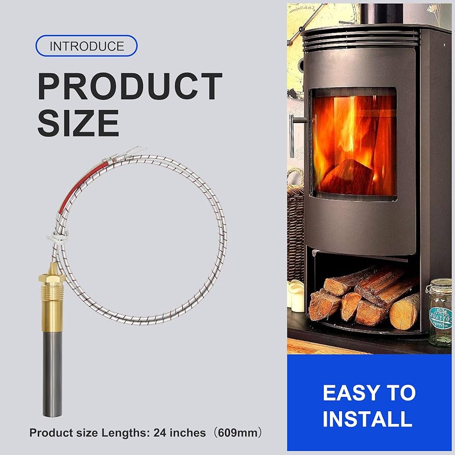 Amazon.com: Laofudech 24 Inch Thermopile for Gas Fireplace 750mv