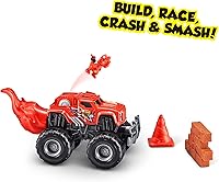 Vista 2 de Smashers Monster Wheels Paquete Misterioso RED Flame [¡Más de 25 Sorpresas de Monster Trucks!]