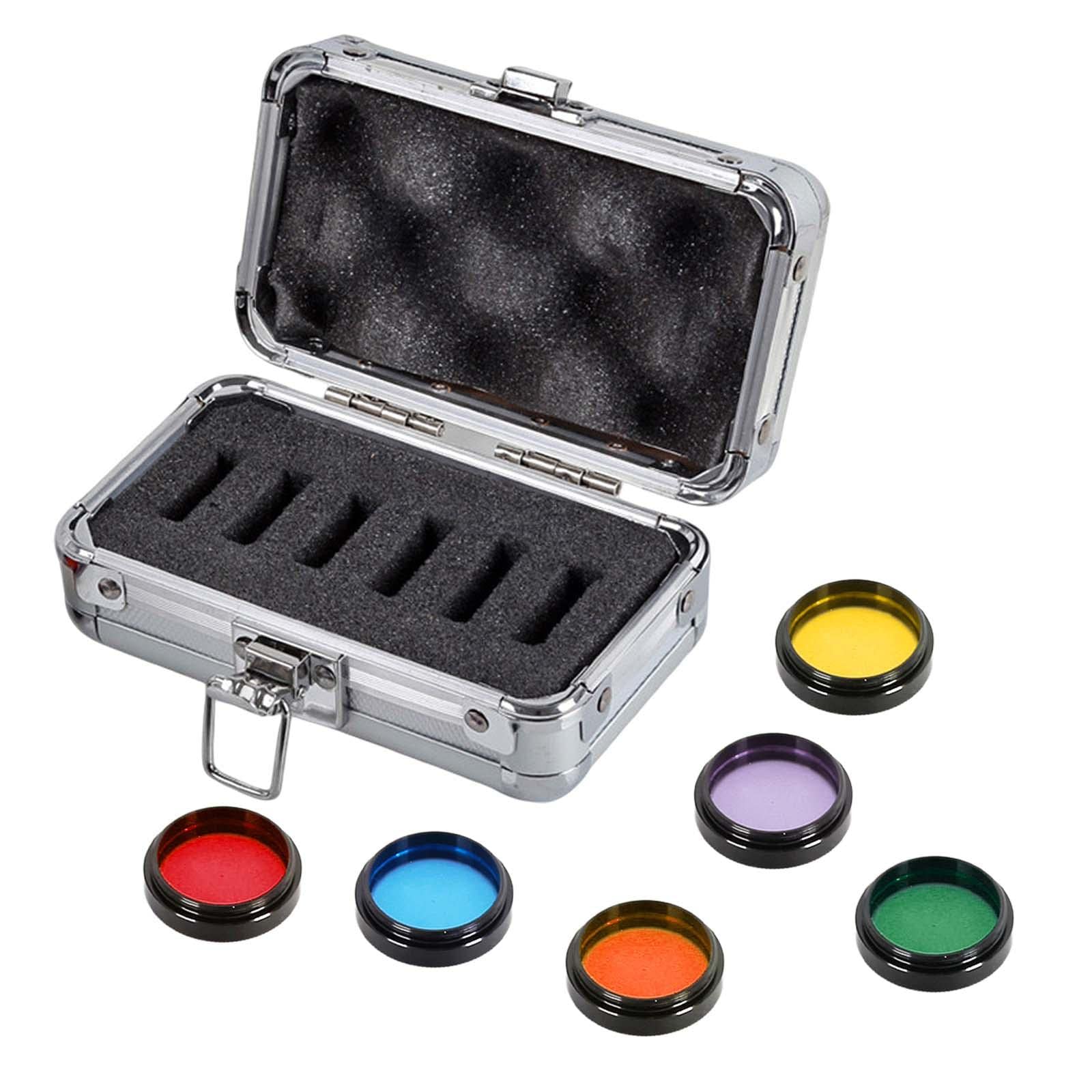 Set di 2 filtri per telescopio, 6 colori, per telescopio, accessori di ricambio