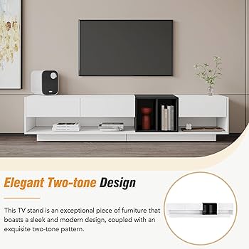 Amazon.com: Sleek and Stylish TV Stand with Perfect Storage