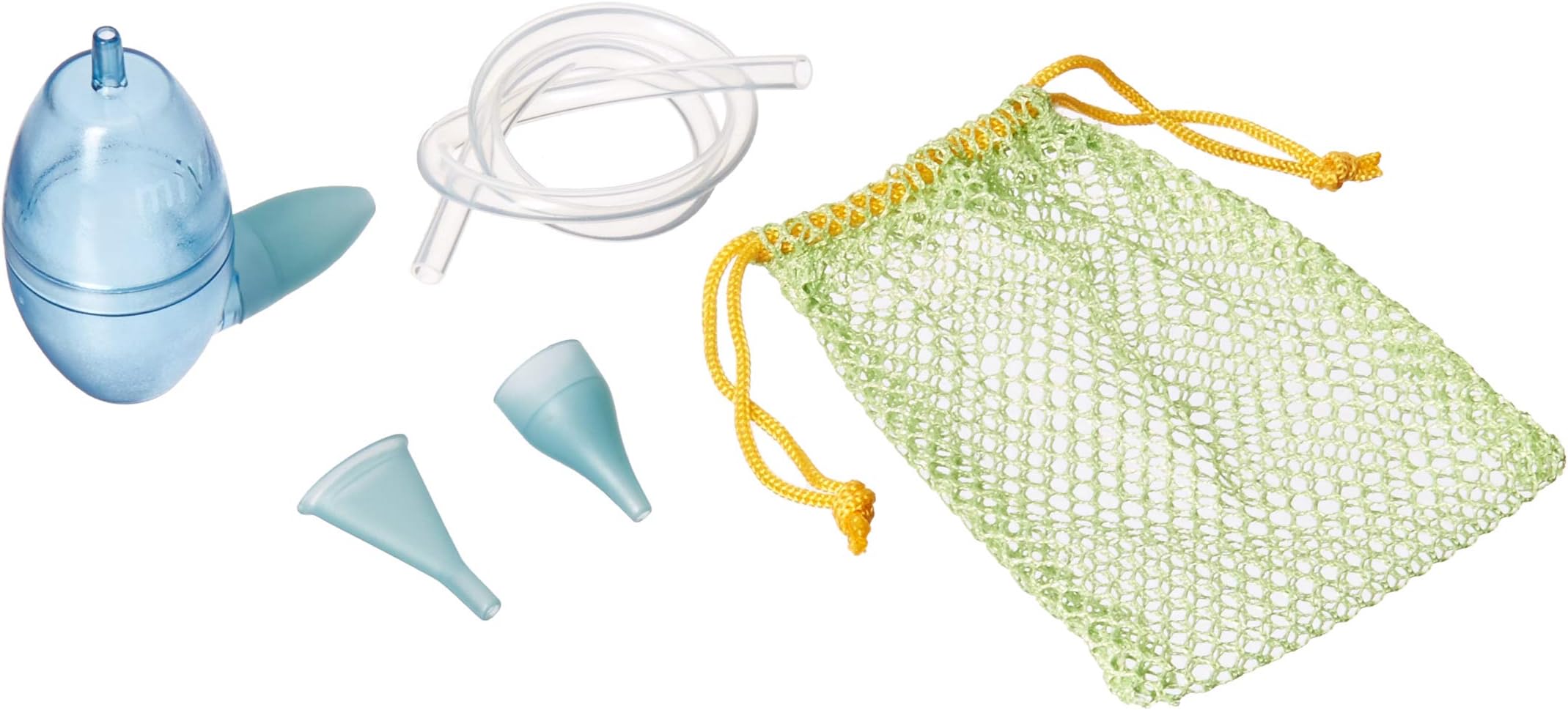 BabyComfy Nasal Aspirator -- The Snotsucker -- Hygienically & Safely Removes Baby’s Nasal Mucus – Blue