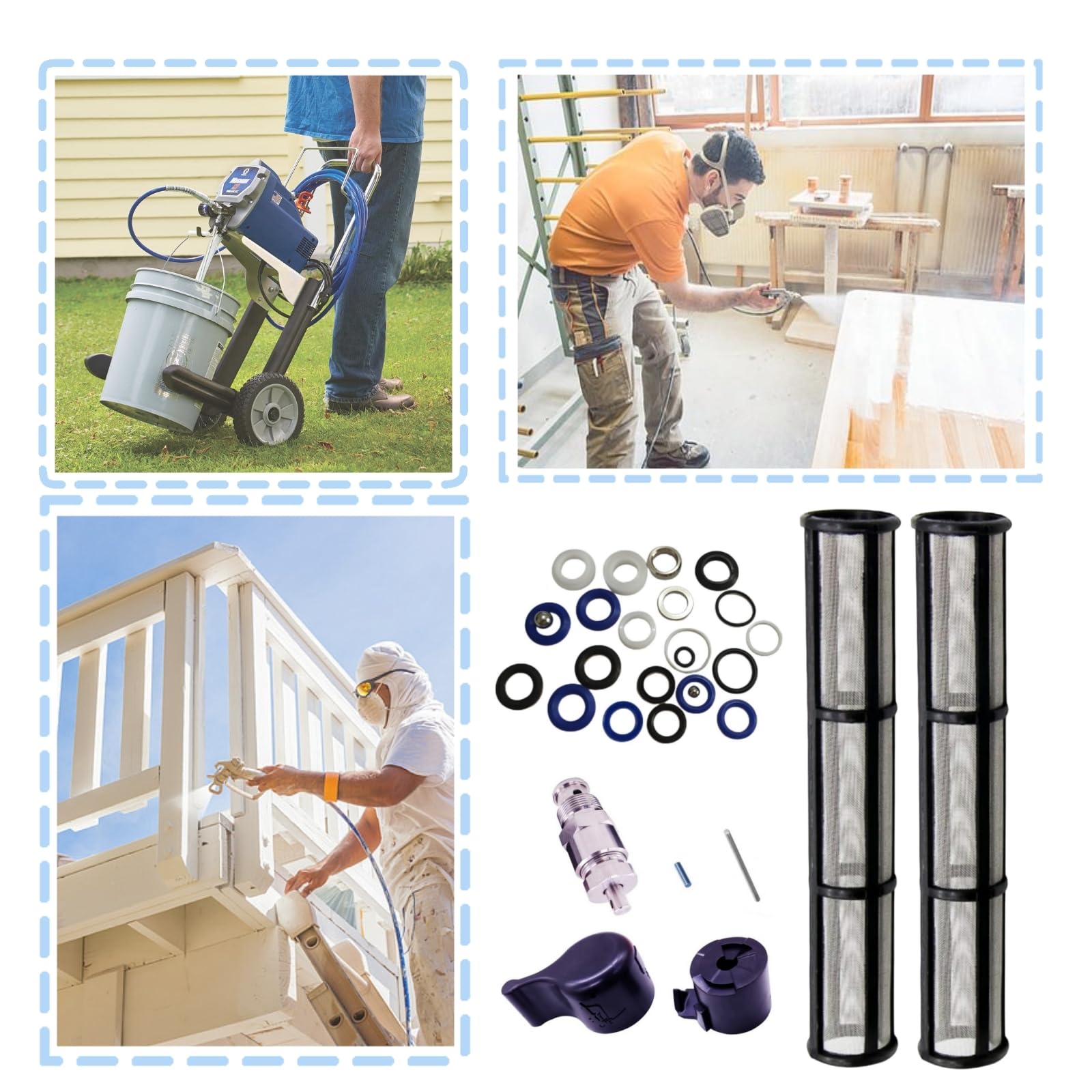 Replacement Parts For Graco 695 795 3900 Airless Barbados | Ubuy