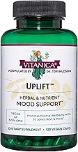 Vitanica Uplift, Mood and Emotional Support, Vegan, 120 Capsules