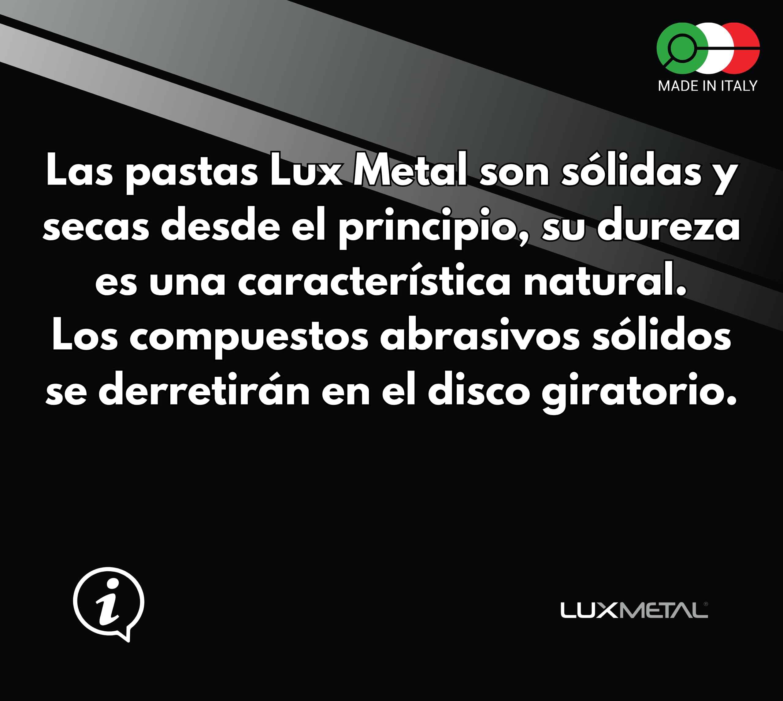 Lux Metal Kit 3 Pastas de Pulido Abrasivas 350 gr (FL-C-J) Set de Pulido de Acero Inoxidable Cera Verde Sólida para Pulir Metales Espejo Aluminio Cromo Madera Plexiglás Mármol Latón Cobre Plástico