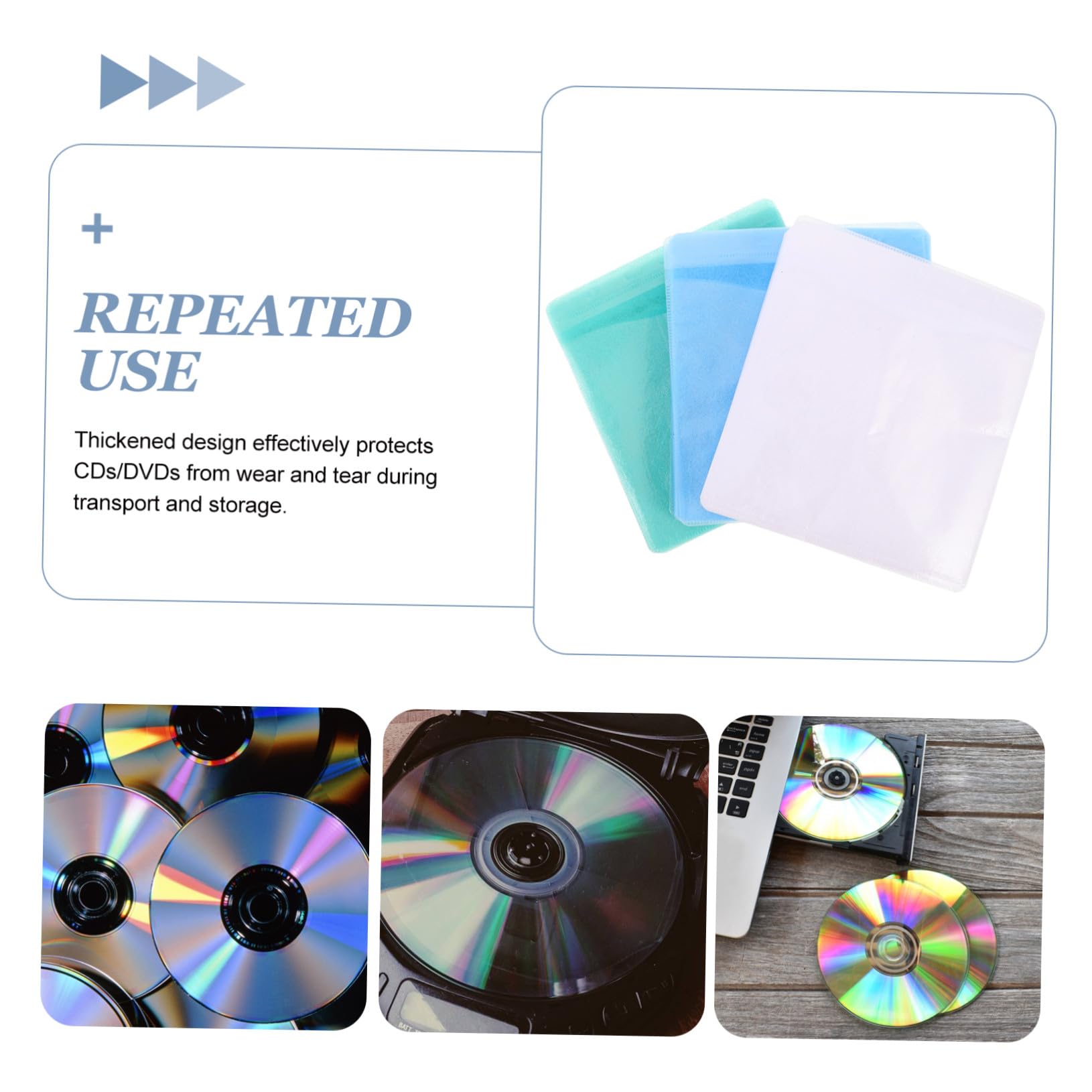 600 Szt Etui Ochronne Na Płyty CD Koszulki Na Płyty Dvd Przechowywanie Płyt CD