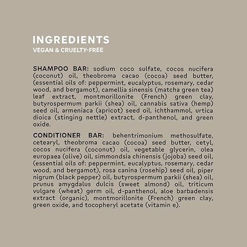 Miniatura 9 de NOTICE Hair Co. The Stimulator Shampoo & Conditioner Bars - Set de viaje - Espesante  Cabello graso y fino