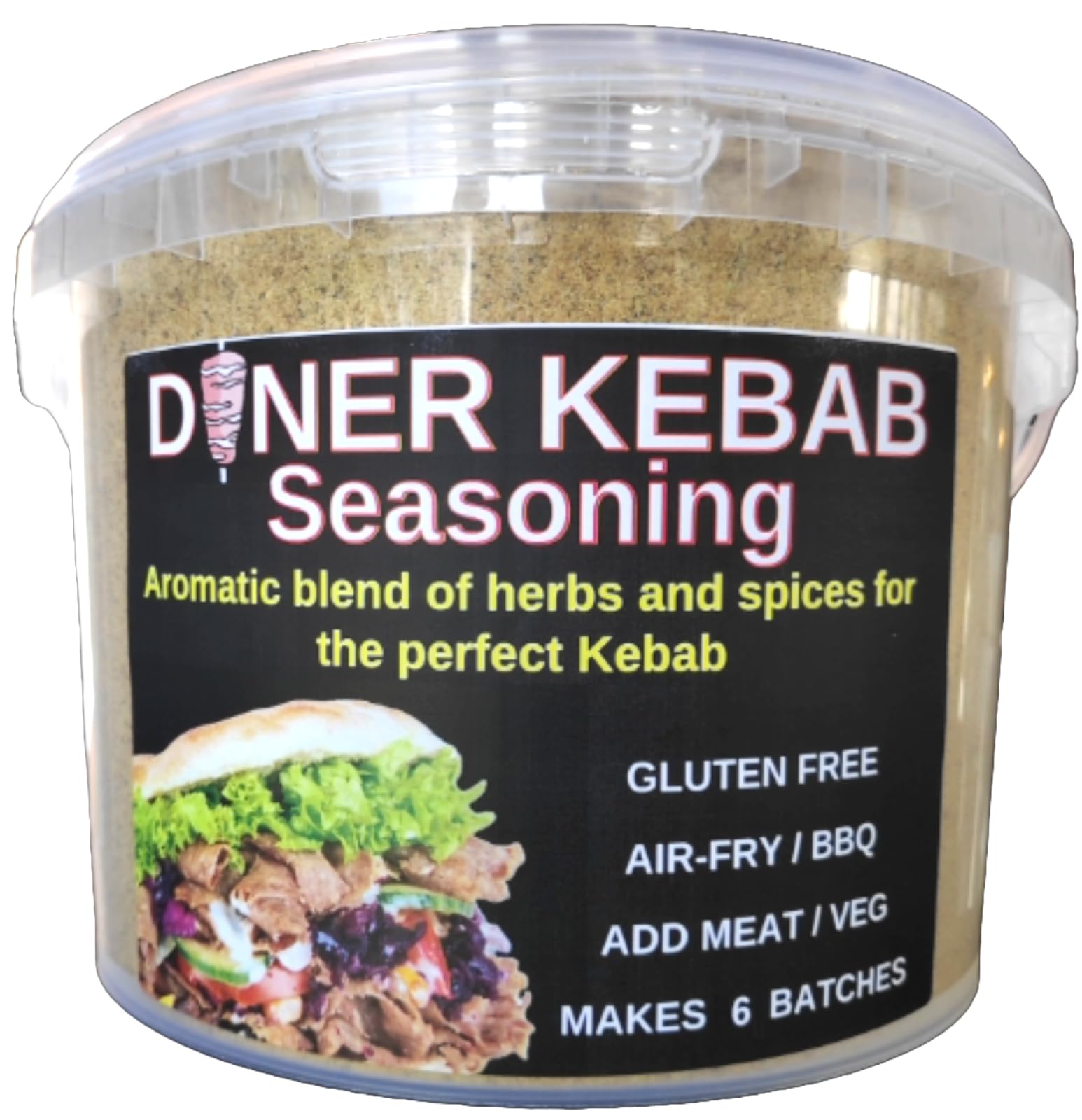 Doner Kebab, Seasoning & Spice Mix 300g - Shawarma/Gyro .Gluten Free, Makes 5kg