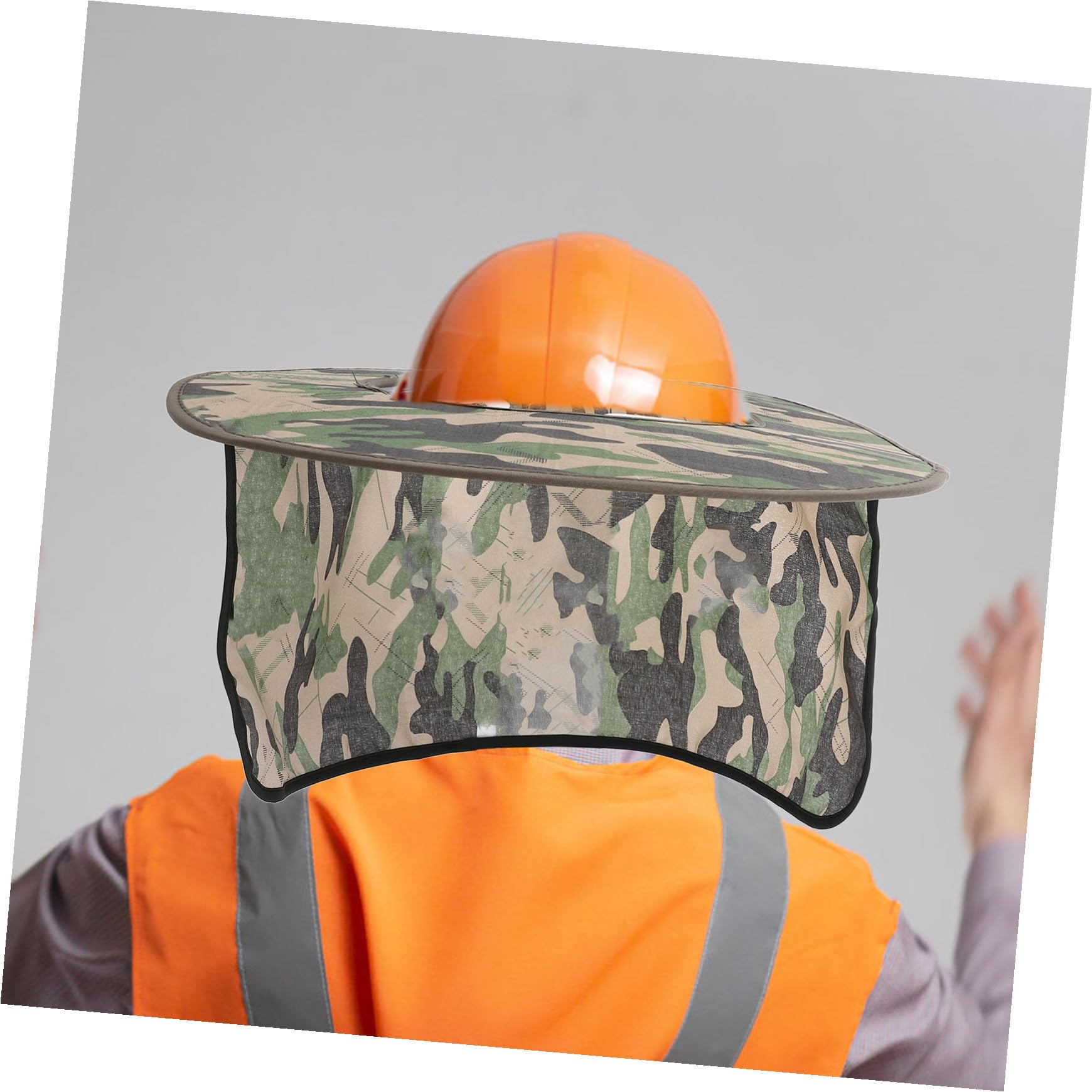 SEWACC Sombrero de Seguridad con Visera para Casco Protección Solar para Construcción y Actividades Incluye Cubierta para Cuello y Diseño Transpirable para y