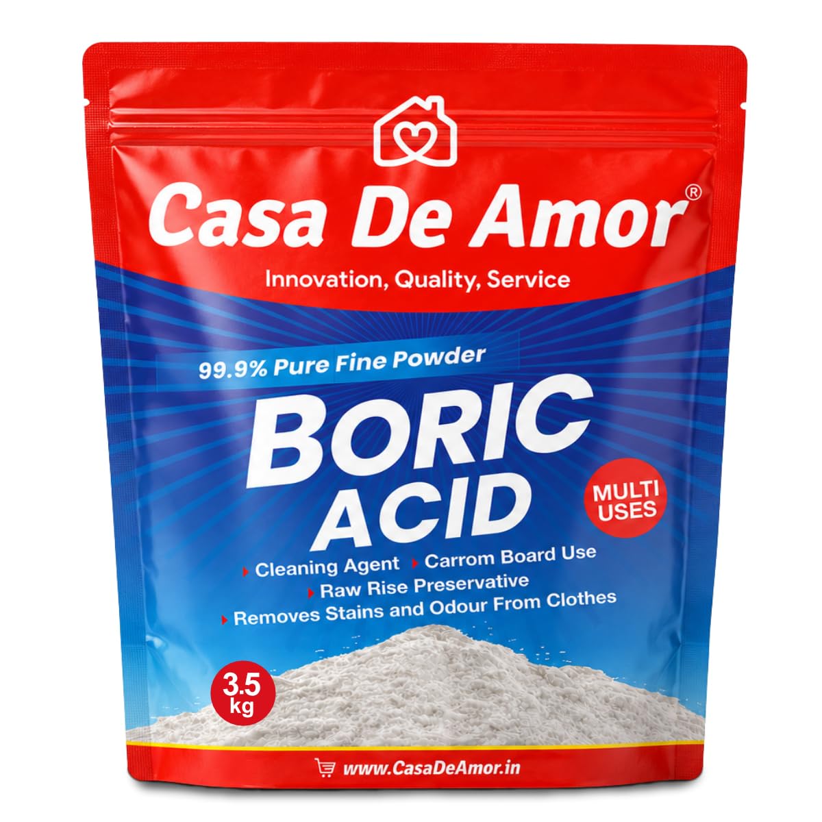 Casa De Amor Boric Acid - Pest Control Powder -9 Casa De Amor Boric Acid - Pest Control Powder -9
