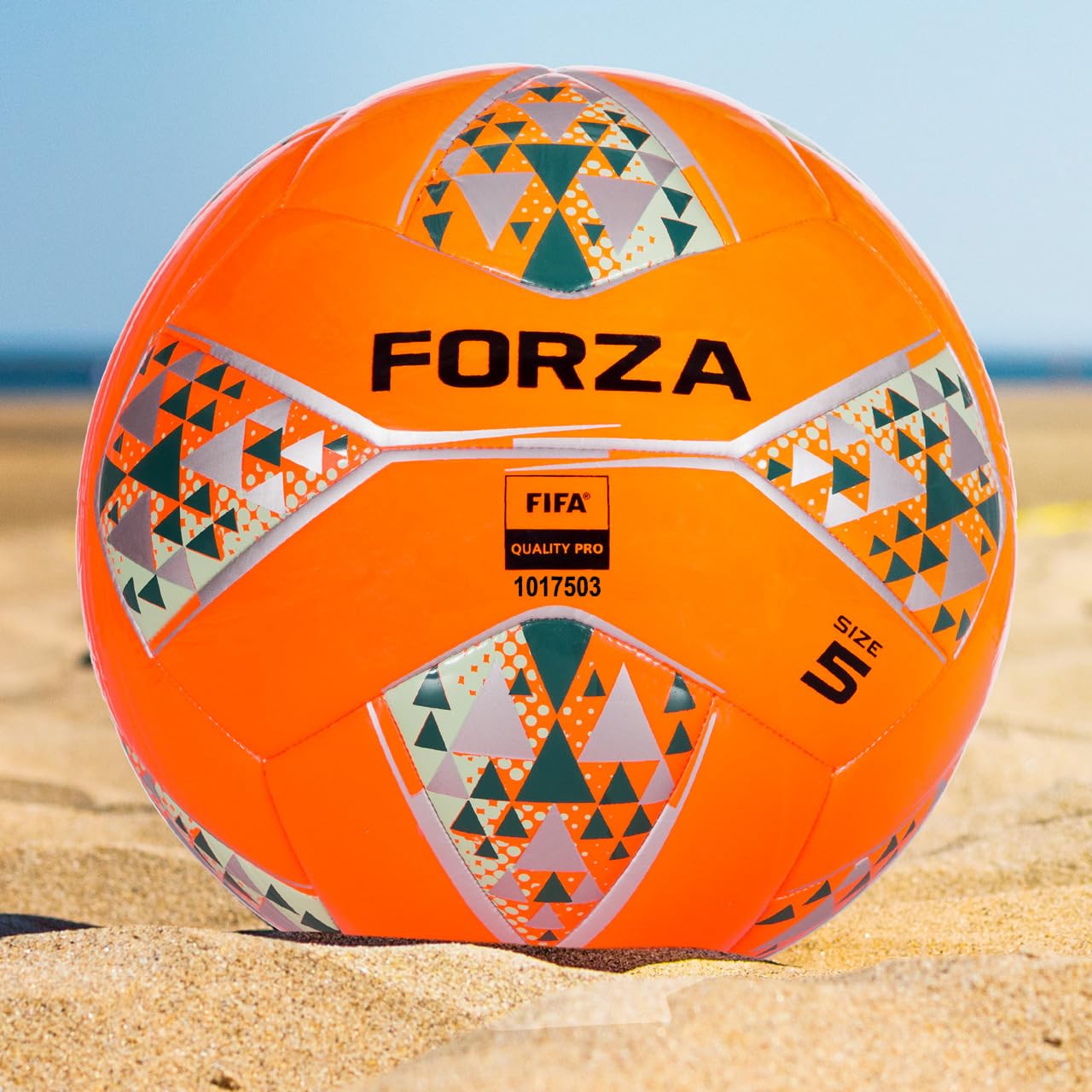 FORZA Icon Beach Footballs │ Football Training Equipment (Size 5 - Pack of 3)