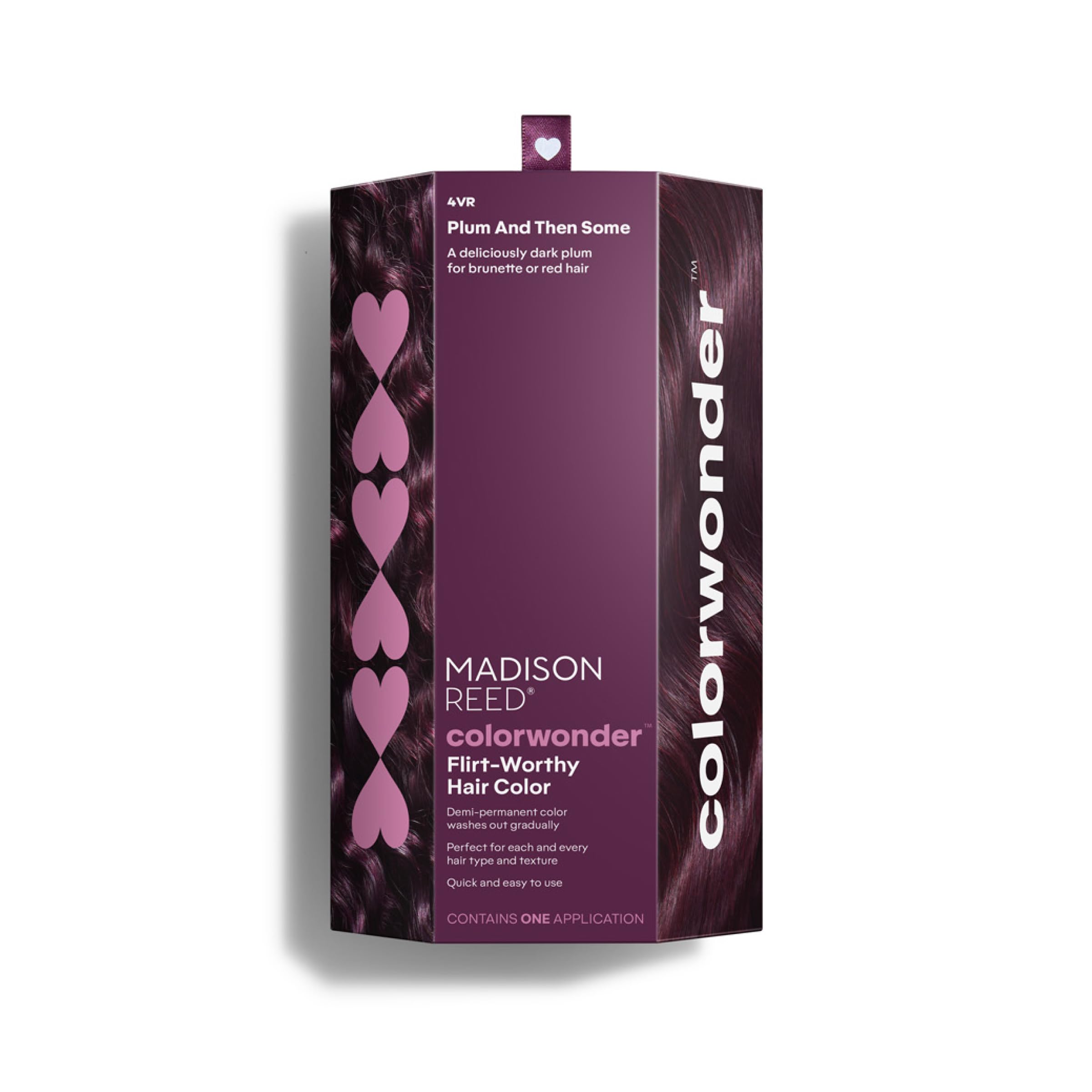 Madison Reed colorwonder Demi-Permanent Hair Color, Effortless At-Home Hair Dye, Ammonia-Free, Cruelty-Free, Plum And Then Some (4VR Darkest Plum),