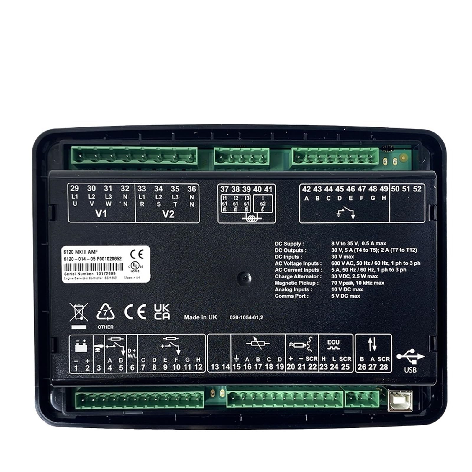 DSE6120 MKIII AMF Automatyczne zatrzymanie panelu sterowania generator moduł części zamiennych agregat prądotwórczy diesla
