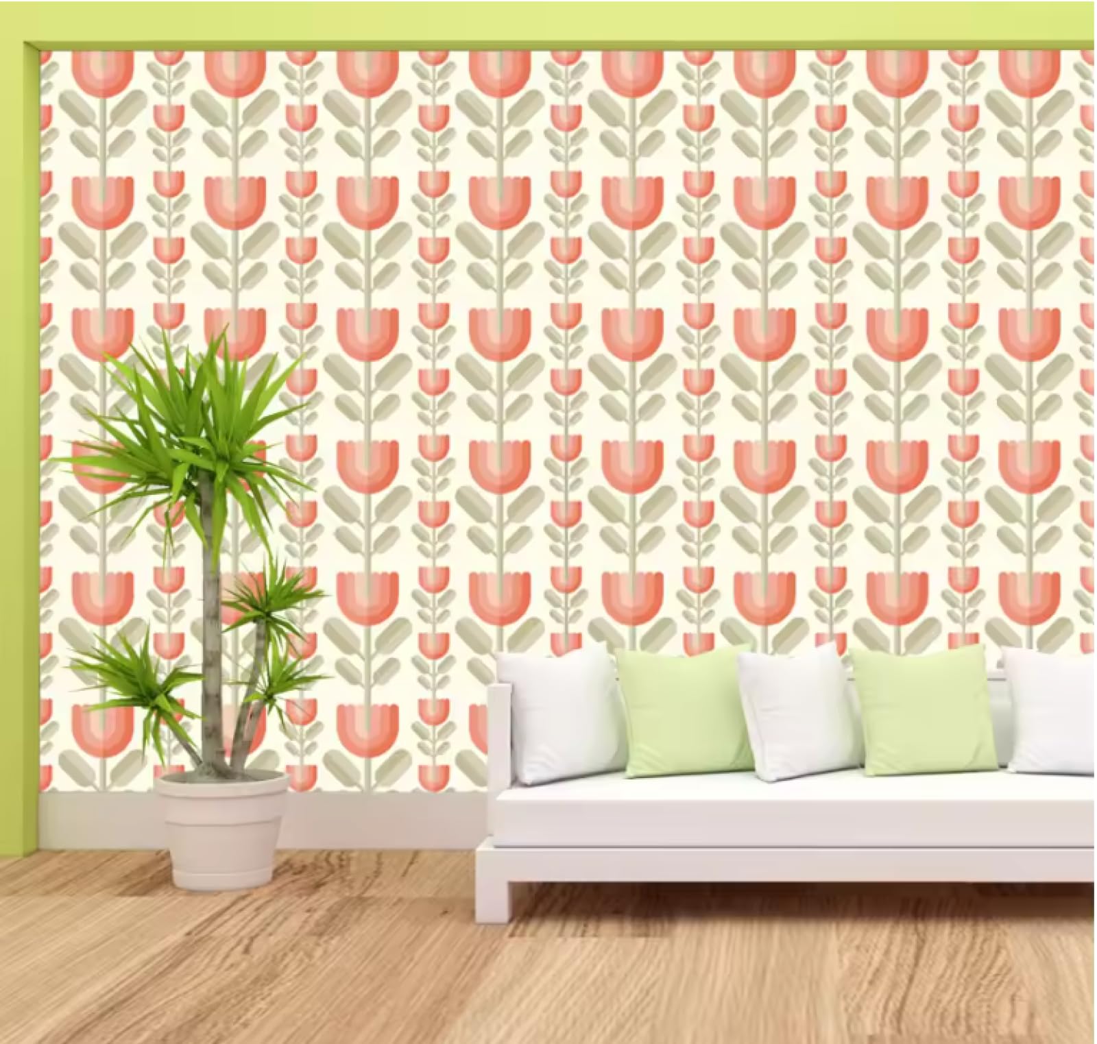 Tapety salon sypialnia kwiatowe tapety wystrój domu mural tapeta 3D, 430 x 300 cm