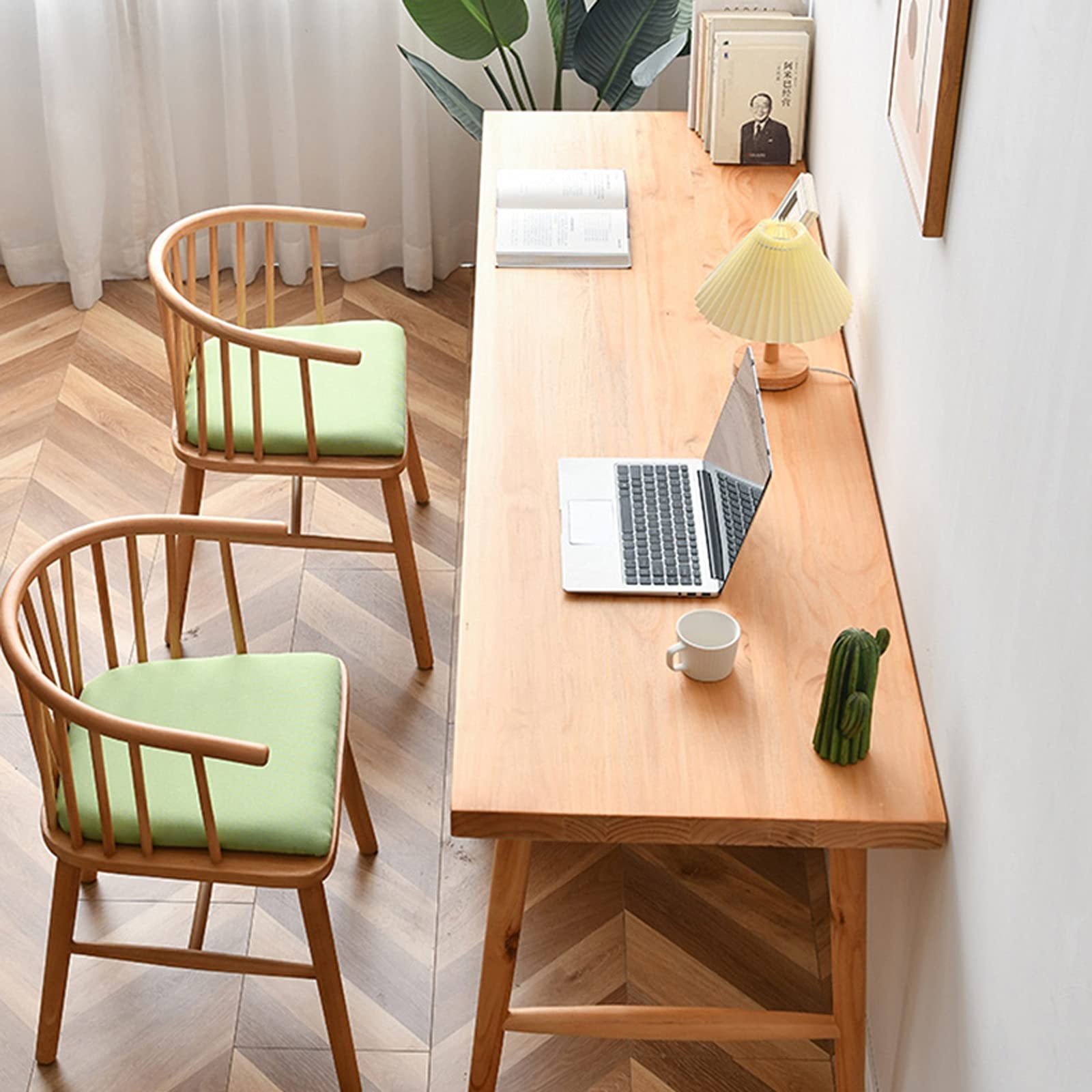 Scrivania moderna e minimalista in legno per casa e ufficio, robusta e facile da montare, postazione di lavoro desktop per lavoro, gioco e studio