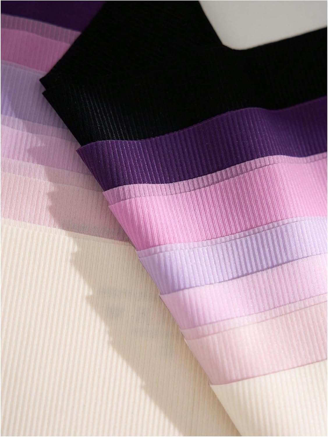 GORGLITTER Women's 5 Pack Seamless Transparent Underwear No Show Thongs See Through Invisible Panties - Image 2