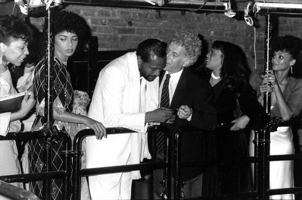 Marvin Gaye and Mark Fleishman at Studio 54 Photo Print (10 x 8)