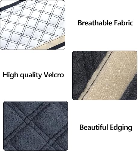 Miniatura 10 de Almohadillas de hombro para cinturón de seguridad, funda para cinturón de seguridad, fundas de cinturón de seguridad de automóvil de cristal con