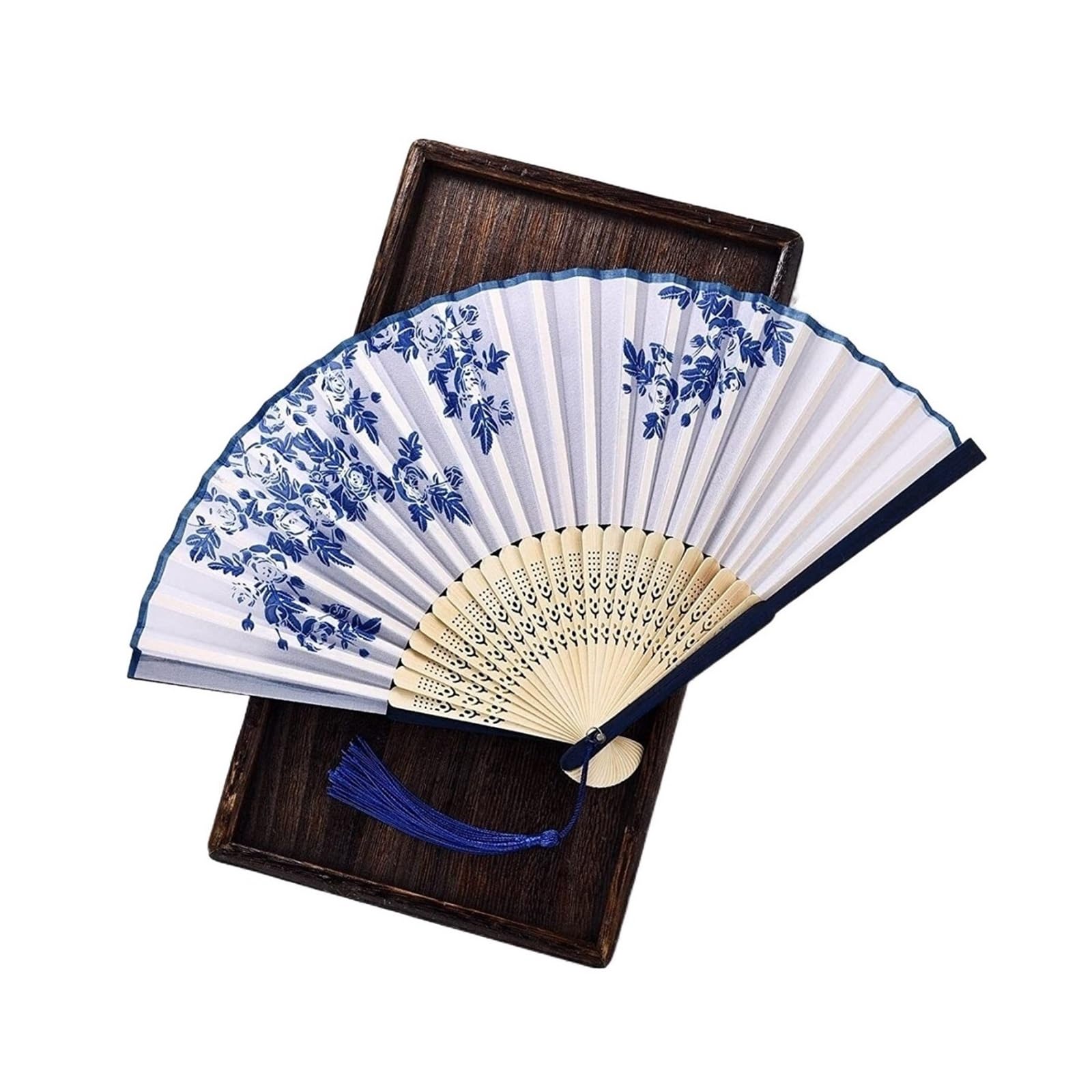 Folding Fans Hand Fan Vintage Silk Retro Chinese Dance Decorative