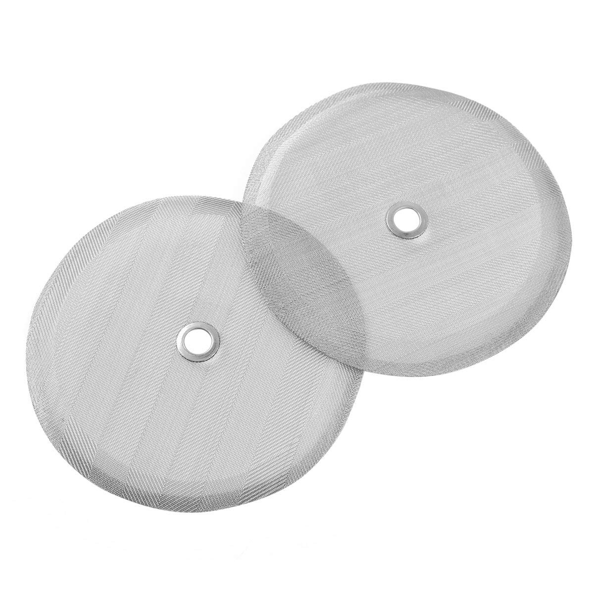 Buy IEFIEL 2Pcs Universal Fit Stainless Steel Filter Screen 4" Wide
