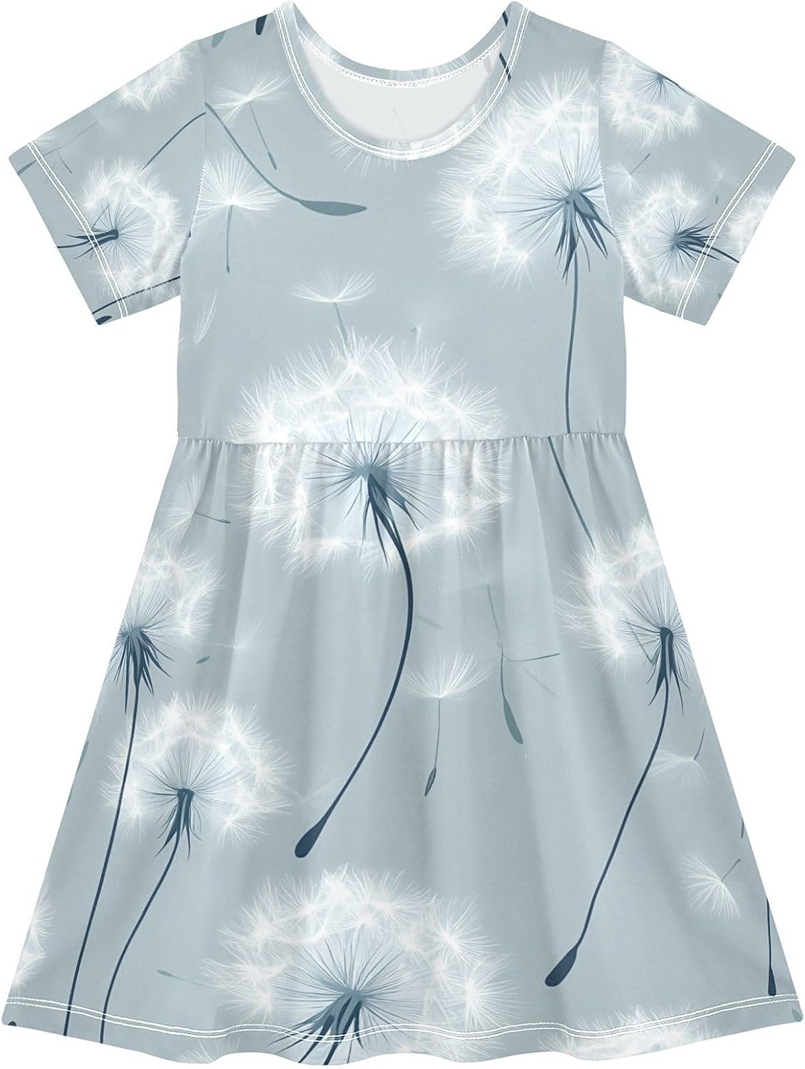 Dandelion Girls Dresses Short Sleeve A-Line Fashion Dress Quick Dry Active Dresses