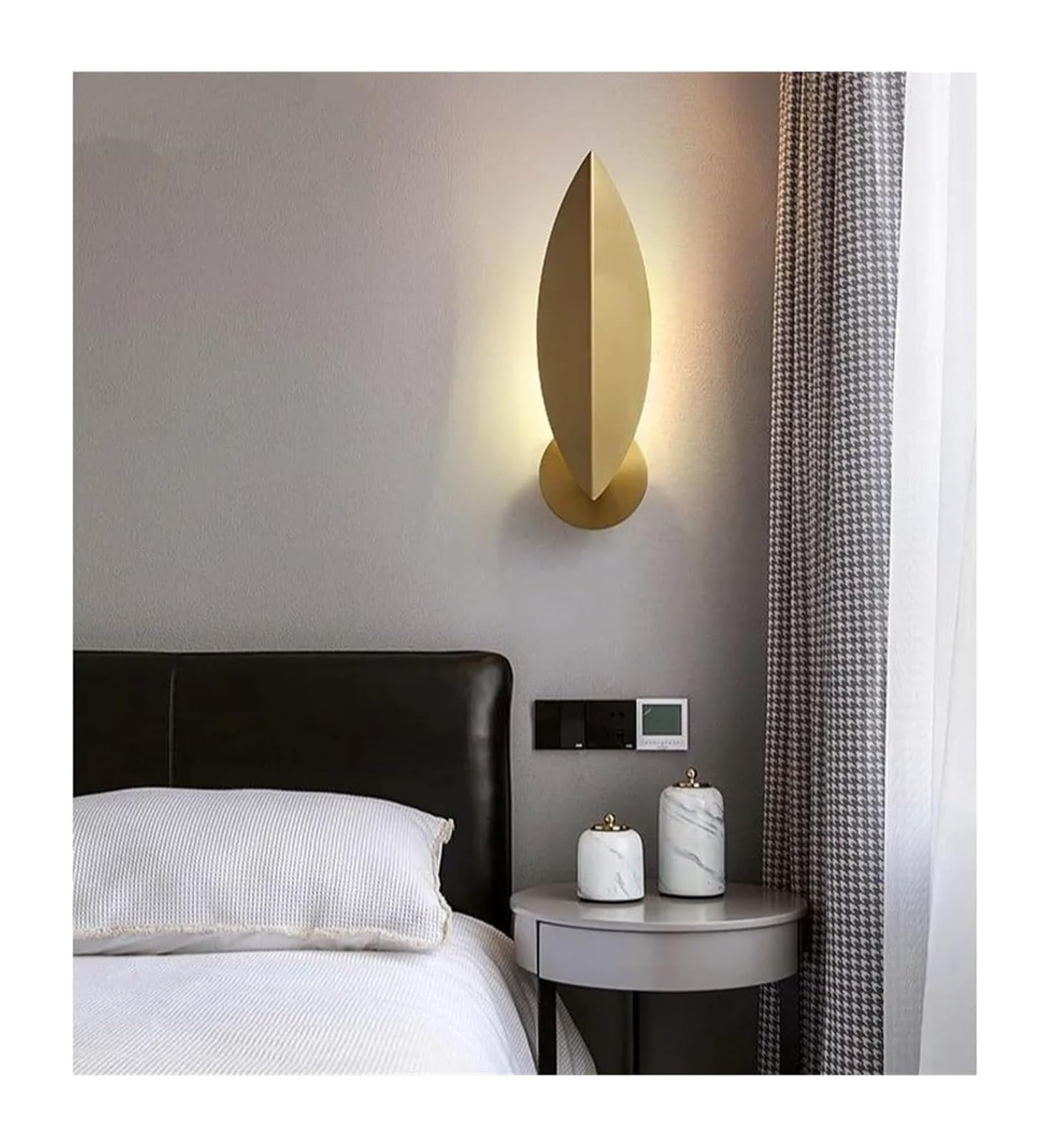 ASerZenith Wall Sconces, Modern Copper Led Wall Lamps Corridor Staircase Personality Wall Light Living Room Decor
