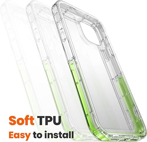 Miniatura 4 de ZCDAYE Diseñada para iPhone 11, funda transparente con soporte compatible con carga inalámbrica de TPU parachoques invisible, soporte invisible,